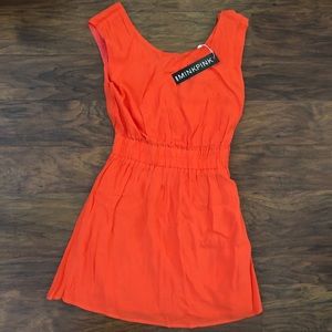 Minkpink orange coral dress